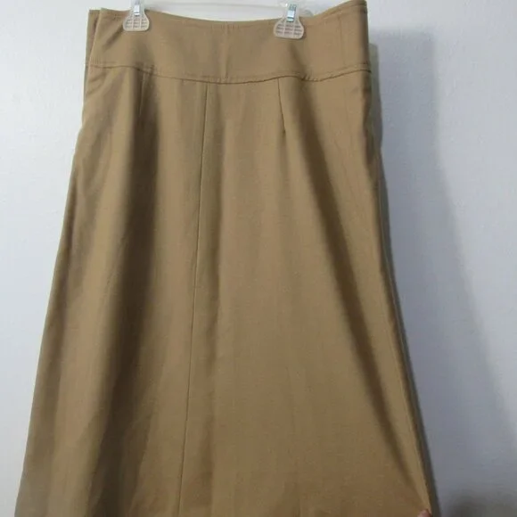 Talbots SZ 6 Camel Midi Skirt - Picture 4 of 8